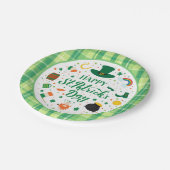 Gelukkig St. Patrick's Day Party Papieren Bordje (Gekanteld)