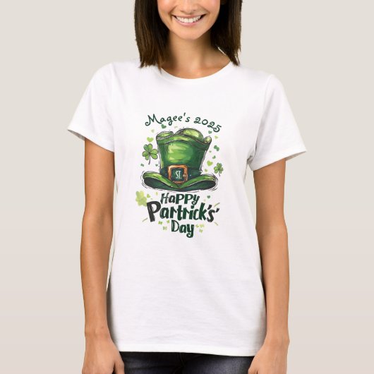 Gelukkig St. Patrick's Day Party T-shirt (Voorkant)