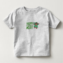 Gelukkig St. Patrick's Day Ruffle T-shirt
