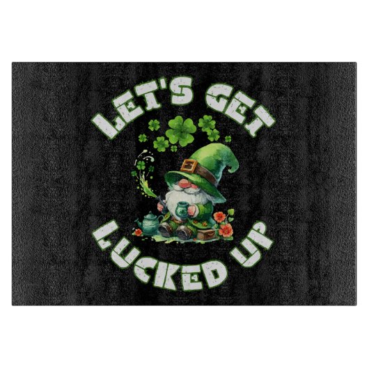 gelukkig St. Patrick's Day Snijplank (Voorkant)