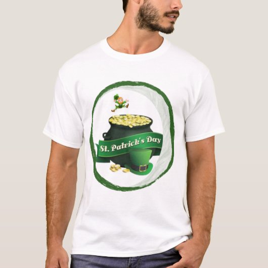 Gelukkig St. Patrick's Day T-shirt (Voorkant)