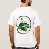 Gelukkig St. Patrick's Day T-shirt (Achterkant)