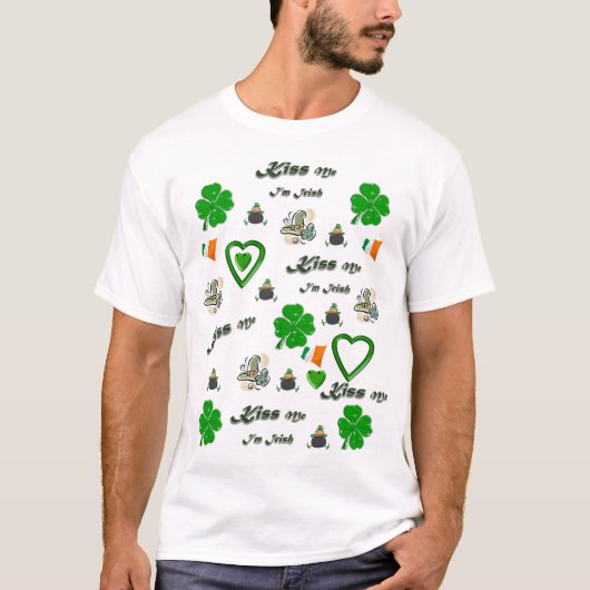 Gelukkig St. Patrick's Day T-shirt (Voorkant)