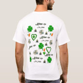 Gelukkig St. Patrick's Day T-shirt (Achterkant)