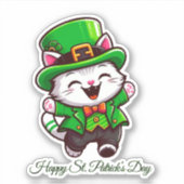 Gelukkig St. Patrick's Sticker (Voorkant)