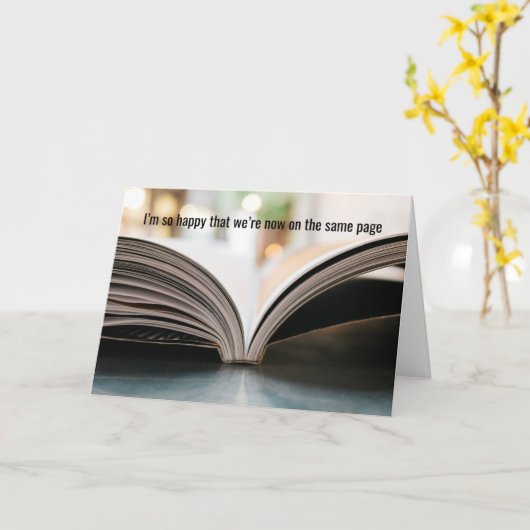 Gelukkig staan we op dezelfde pagina - Kaart (Gele Bloem)