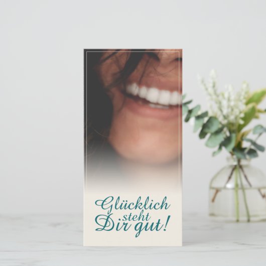 Gelukkig staat je goed! (Staand voorkant)