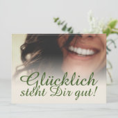 Gelukkig staat je goed! (Staand voorkant)