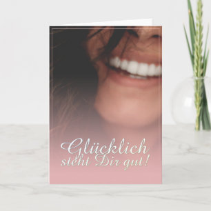 Gelukkig staat je goed! - Rosé Kaart