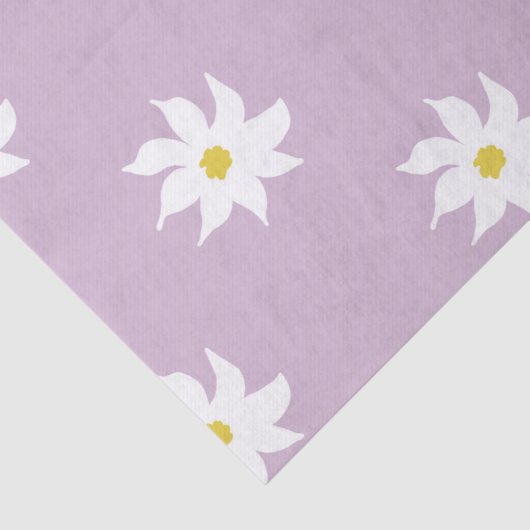 Gelukkig sterbloem tissue papier (Detail)