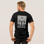 Gelukkig Sterkte Schets Tri-Blend Shirt (Achterkant volledig)