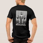 Gelukkig Sterkte Schets Tri-Blend Shirt (Achterkant)