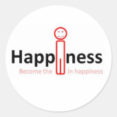 Gelukkig Sticker (Voorkant)