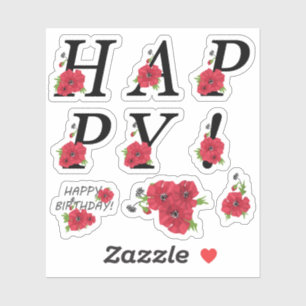 Gelukkig! Stickers voor het versieren van albums, 