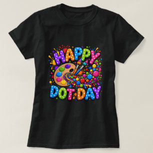 Gelukkig Stipdag Kunstleraar T-shirt, Kleurrijk Ve T-shirt