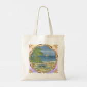 Gelukkig Strand Oord Tote Bag (Achterkant)