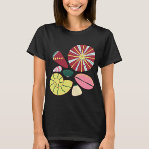 Gelukkig strandtijd vakantieliefhebber zomer goed t-shirt