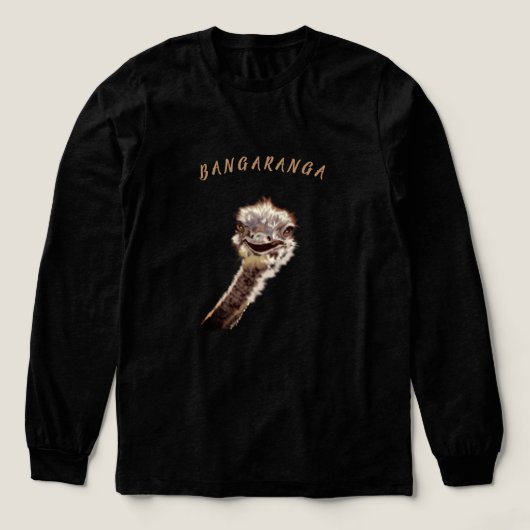 Gelukkig Struisvogel T-Shirt (Voorkant)