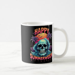 Gelukkig Summerween Skelet Zomer Watermeloen Jack- Koffiemok
