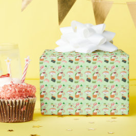 Gelukkig Sushi Kawaii Cadeaupapier