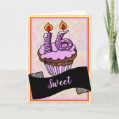Gelukkig Sweet 16 Kaart (Voorkant)