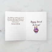 Gelukkig Sweet 16 Kaart (Binnen)