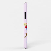 Gelukkig swingend meisje iPhone Case (Achterkant/rechts)