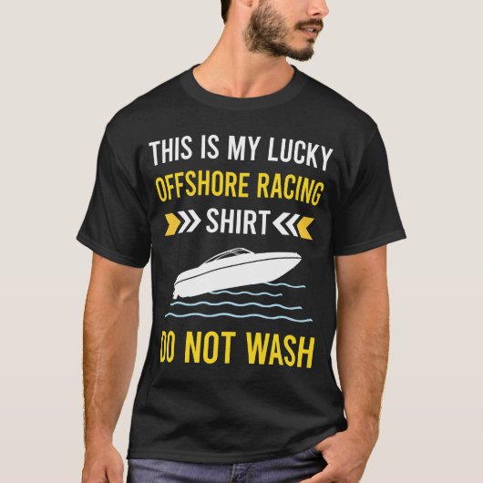 Gelukkig T-shirt Offshore Racing (Voorkant)