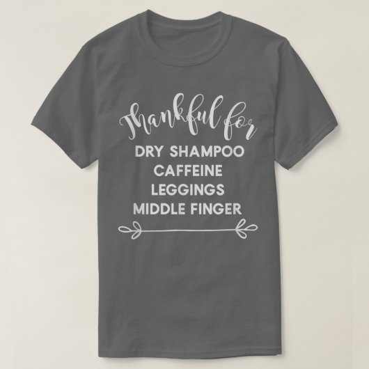 Gelukkig T - shirts voor vrouwen grappig Thanksgiv (Design voorkant)