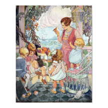 Gelukkig tafereel in de kinderkamer