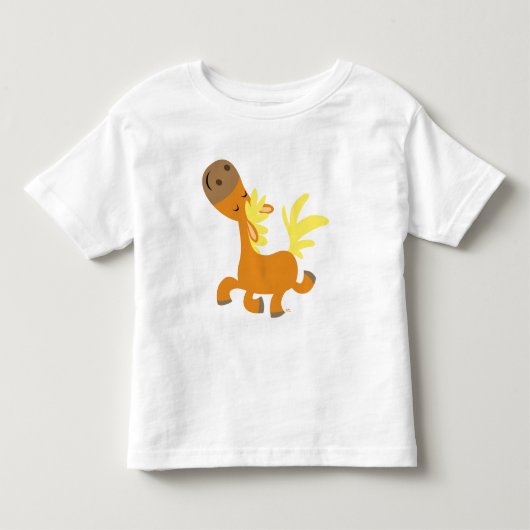 Gelukkig Tekenfilm Pony kinderen T-shirt (Voorkant)