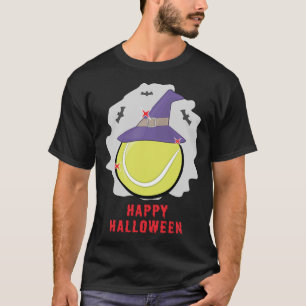 Gelukkig Tennis Halloween - Grappig T-shirt