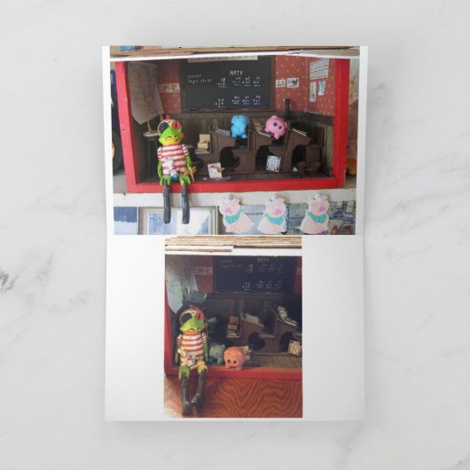 Gelukkig terug naar school kaart (Binnen)