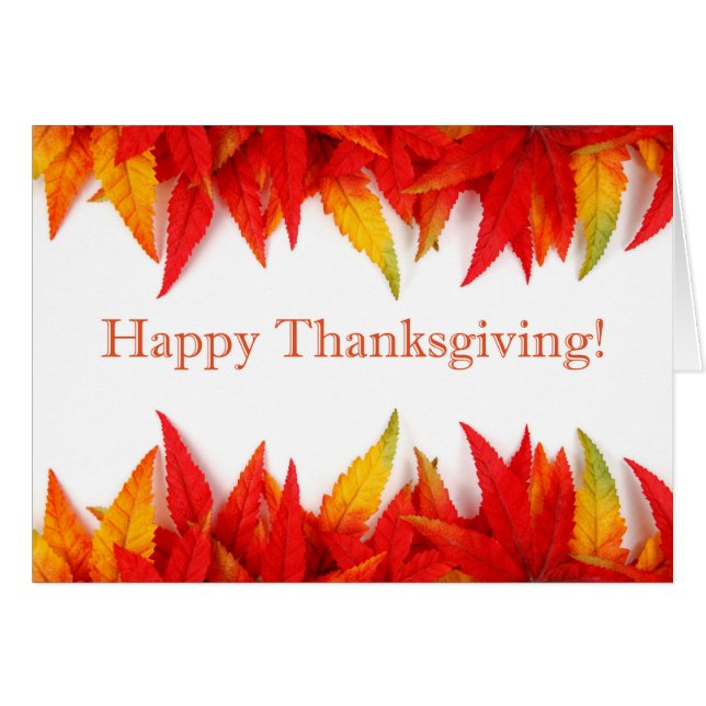 Gelukkig Thanksgiving! (Voorkant Horizontaal)