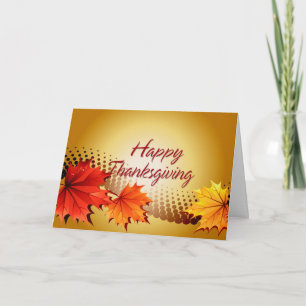 Gelukkig Thanksgiving 16 opties inpakpapier Feestdagen Kaart