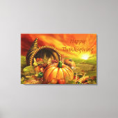 Gelukkig Thanksgiving 2 gewikkeld canvas (Voorkant)