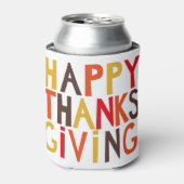 Gelukkig Thanksgiving! Blikjeskoeler (Blikje Voorkant)