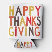 Gelukkig Thanksgiving! Blikjeskoeler (Voorkant)