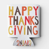 Gelukkig Thanksgiving! Blikjeskoeler (Achterkant)