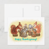 Gelukkig Thanksgiving! Briefkaart (Voorkant / Achterkant)