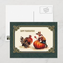 Gelukkig Thanksgiving. Briefkaarten