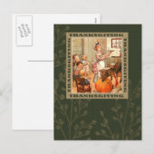 Gelukkig Thanksgiving.  Briefkaarten (Voorkant / Achterkant)