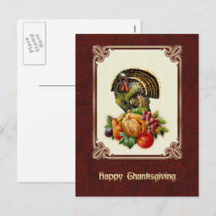 Gelukkig Thanksgiving. Briefkaarten voor ontwerp