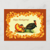 Gelukkig Thanksgiving. Briefkaarten voor  ontwerp (Voorkant)