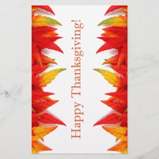 Gelukkig Thanksgiving! Briefpapier (Voorkant)