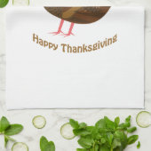 Gelukkig Thanksgiving! Cute Turkey Theedoek (Gevouwen)
