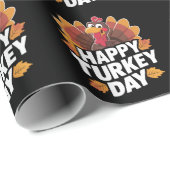 Gelukkig Thanksgiving Dag Dag Dag Vakantie cadeau Cadeaupapier (Rol Hoek)