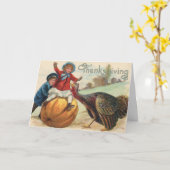 Gelukkig Thanksgiving Day! ( Amerikaan) Kaart (Gele Bloem)