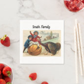 Gelukkig Thanksgiving Day! ( Amerikaan) Servet (Insitu)