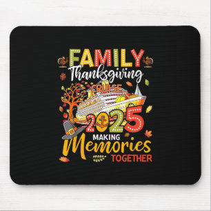 Gelukkig Thanksgiving Familie Cruise Reis Vakantie Muismat